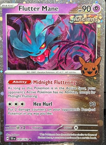ポケモン - moonstar Flutter Mane | 078/162 | Holo Rare | Pokemon Trick or Trade