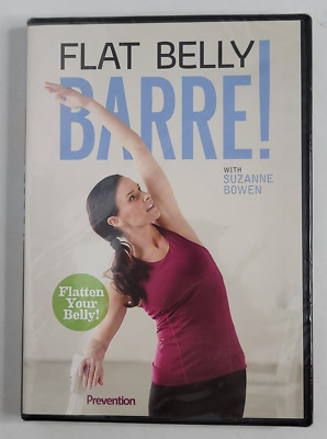 Flat Belly Barre Suzanne Bowen Workout DVD NEW Fitness Prevention BarreAmped