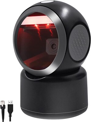 Symcode Barcode Scanner MJ-3300/2D, Hands Free USB Black