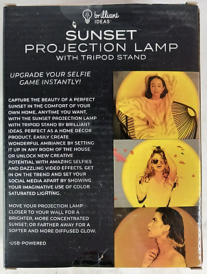 Brilliant Ideas Sunlight Lamp Projector Manual Control Lot Of 3