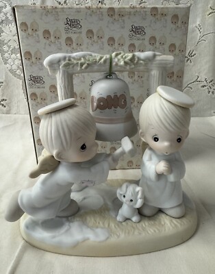 Precious Moments  Ring Those Christmas Bells  Model #525898, Original Box, 1992