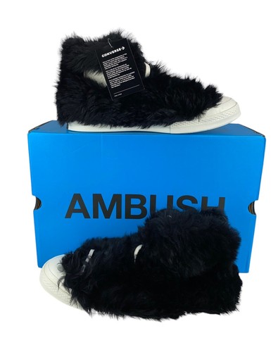 CONVERSE x AMBUSH ファー付きスニーカー 海外11月24日発売予定】アンブッシュ × コンバース フューリー