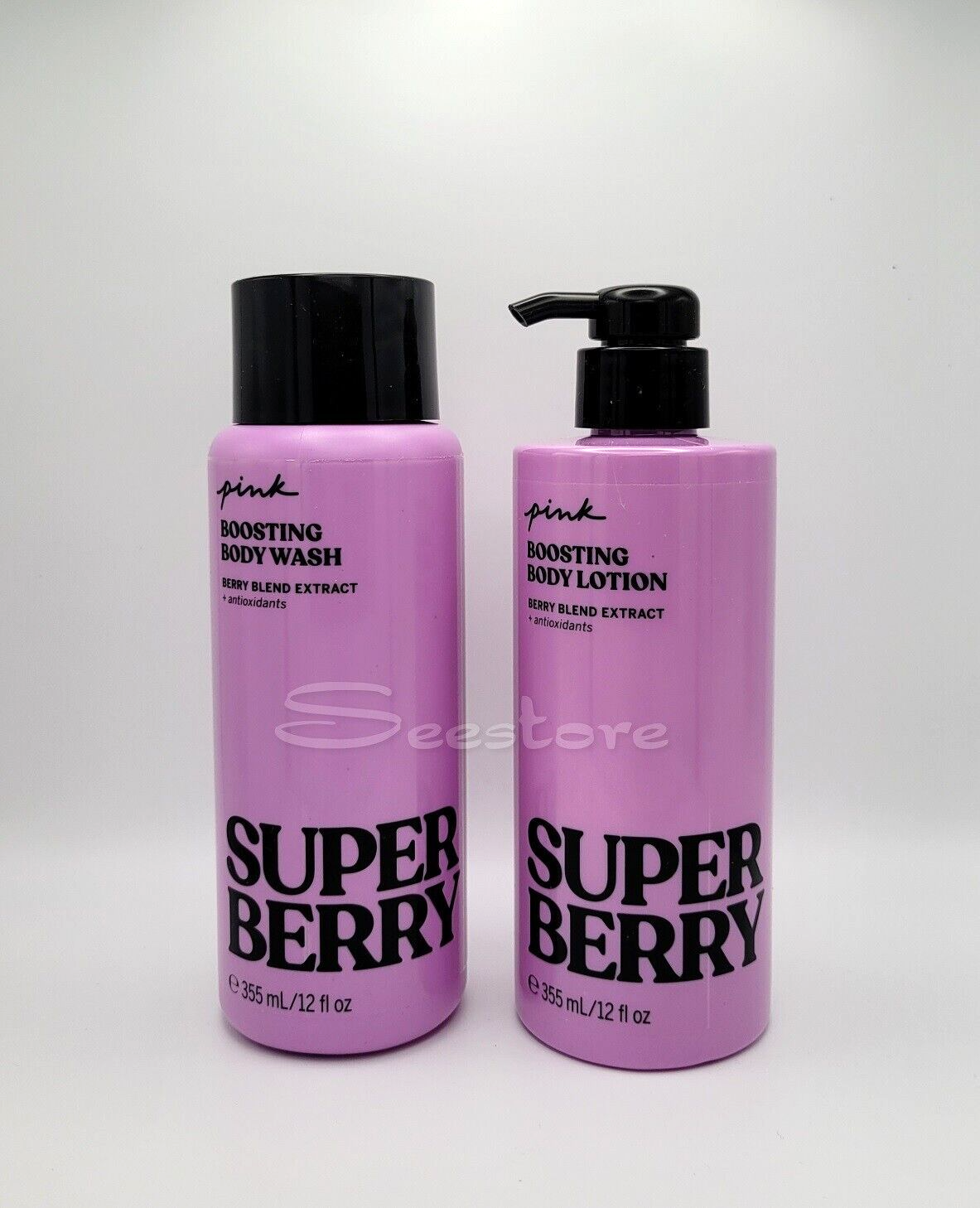 Victoria's Secret Pink Super Berry Boosting Body Wash & Body
