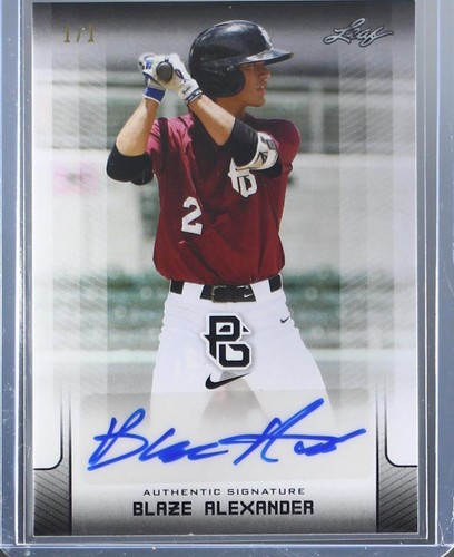 2017 Leaf Perfect Game National Showcase - Blaze Alexander #BA-BA1