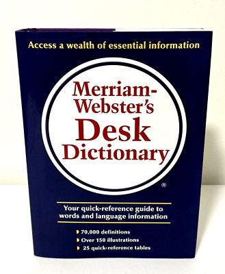 Merriam-Webster s Desk Dictionary - Dictionary with essential English Vocab NEW!
