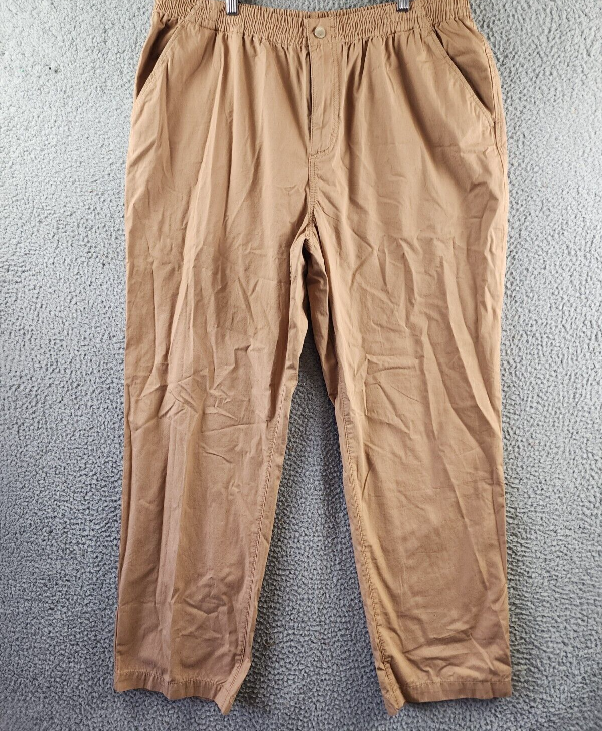 Lacoste Relaxed Fit Track Pants Men's XXL Croissant-Farine Button Zip Closure - Picture 2 of 18