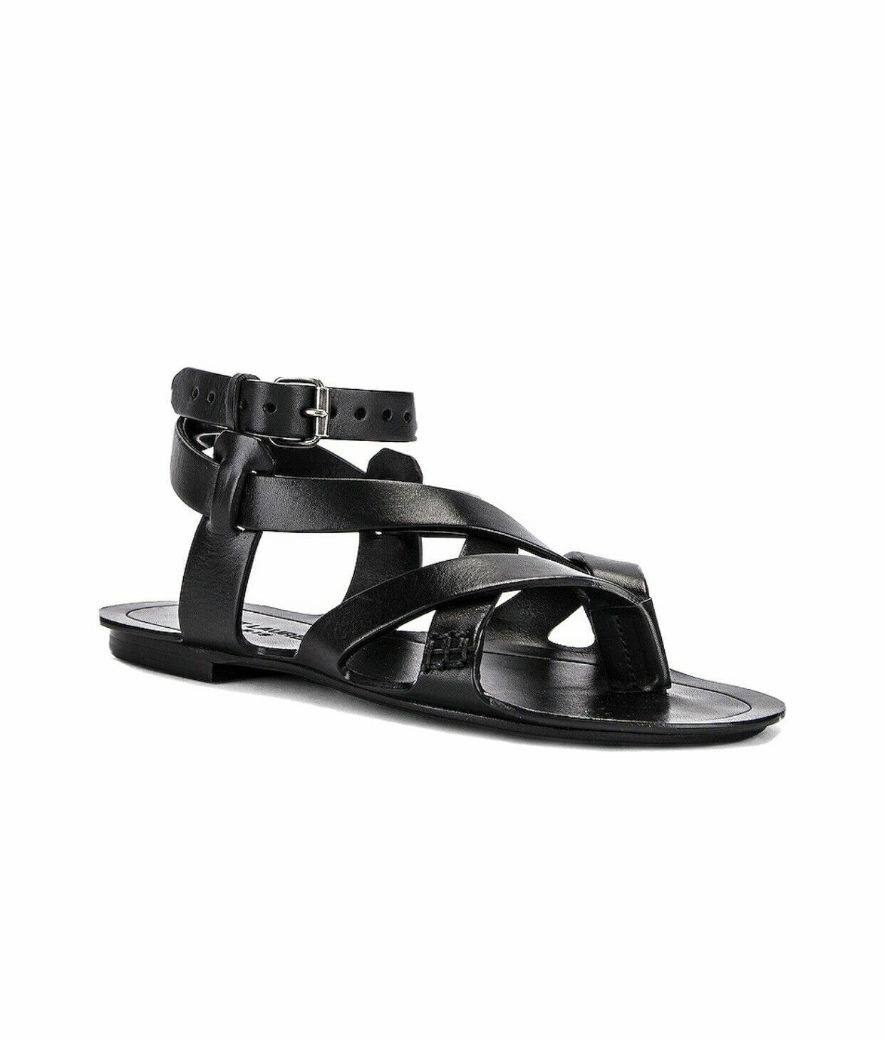 サンダル・ミュール Saint Laurent Black leather Le Scandal sandals LA SCANDALE sandals in patent leather | Saint Laurent | YSL US