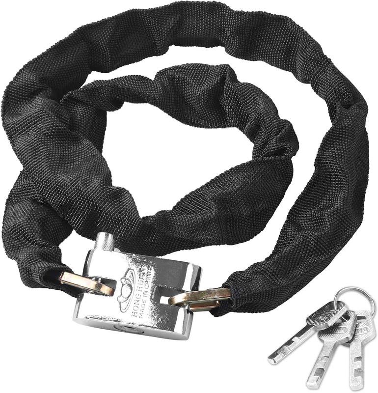 Bike Lock Heavy Duty, [3 Keys] Diyife Anti-Theft High Security Chain Lock, Lock