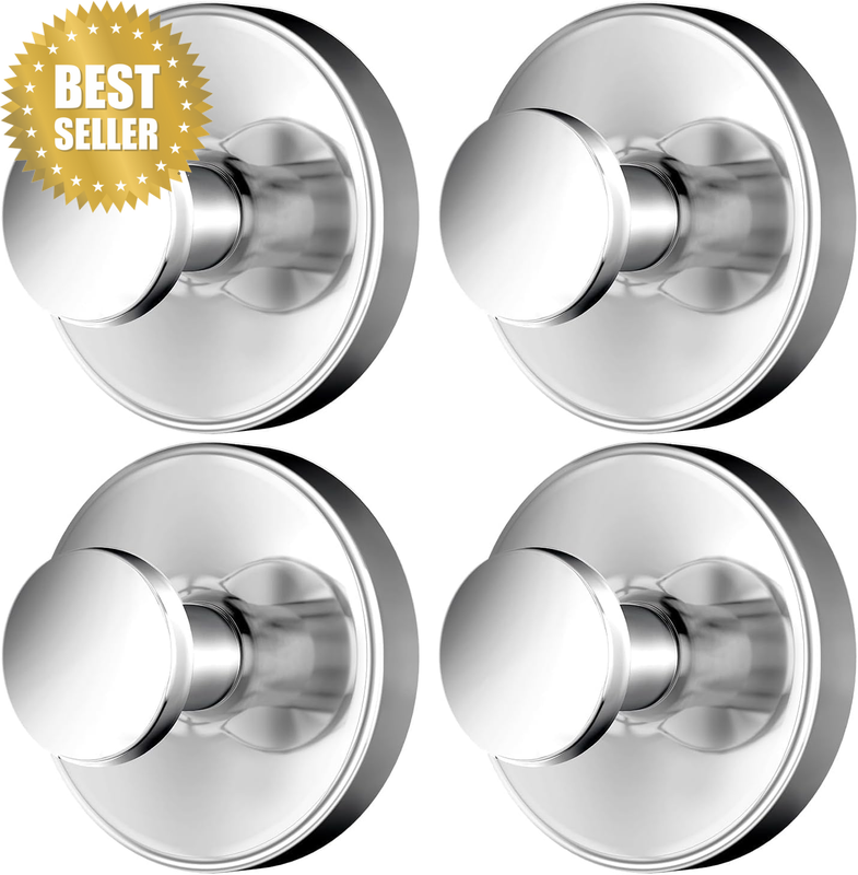 4Pcs Strong Suction Cup Hooks for Shower, No Drill Towel Hooks for Bathrooms, Ba