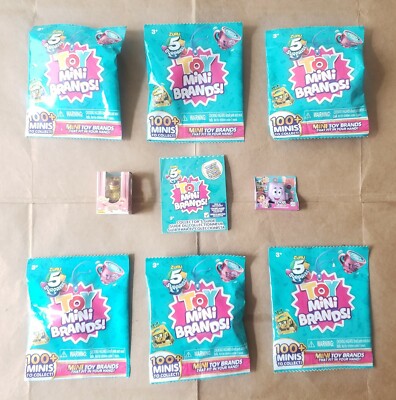 7 NEW Zuru 5Surprise TOY MINI BRANDS Collectable BLIND BAG Miniatures + 2 LOT