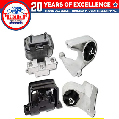 Fits 2001-2006 Chrysler Sebring Except Coupe 2.4L 2.7L Motor & Trans Mount 4pc
