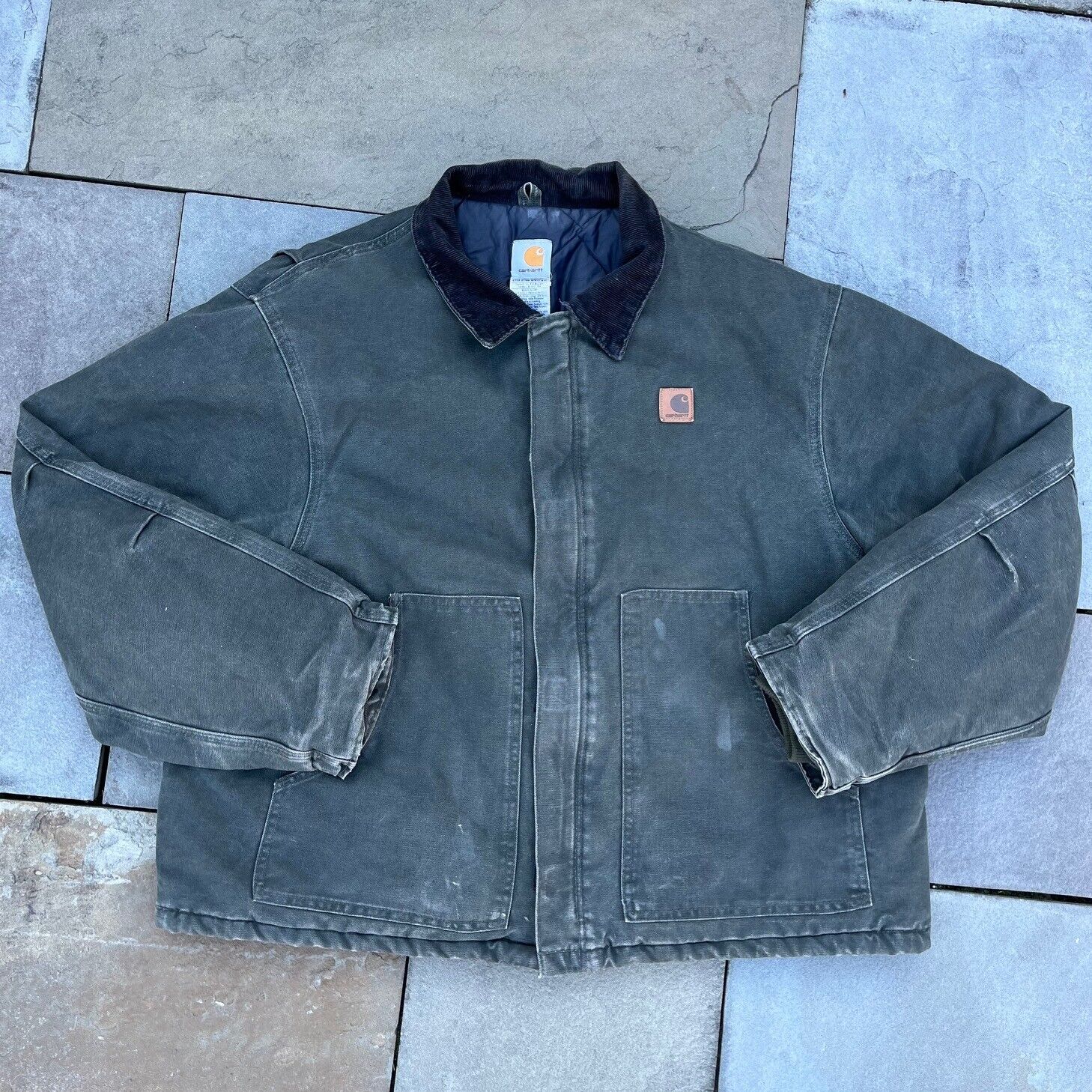 Vintage Carhartt Mens J22MOS 2XL Arctic Quilt Lined Moss Vintage Carhartt Mens J22MOS 2XL Arctic Quilt Lined Moss