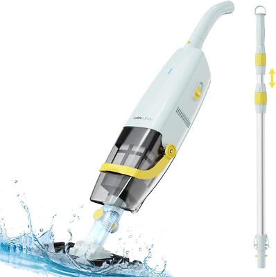 New (2024 Upgraded) Lydsto Handheld Pool Vacuum with Telescopic Pole, Cordless 
