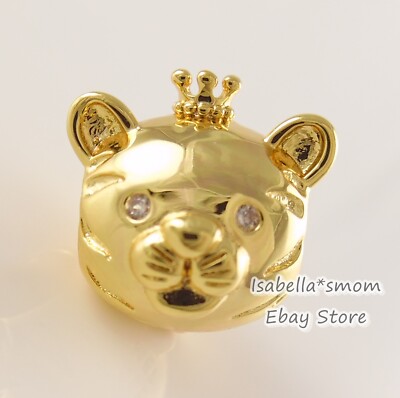 Chinese SHINING TIGER Genuine PANDORA SHINE 18K GOLD Plated