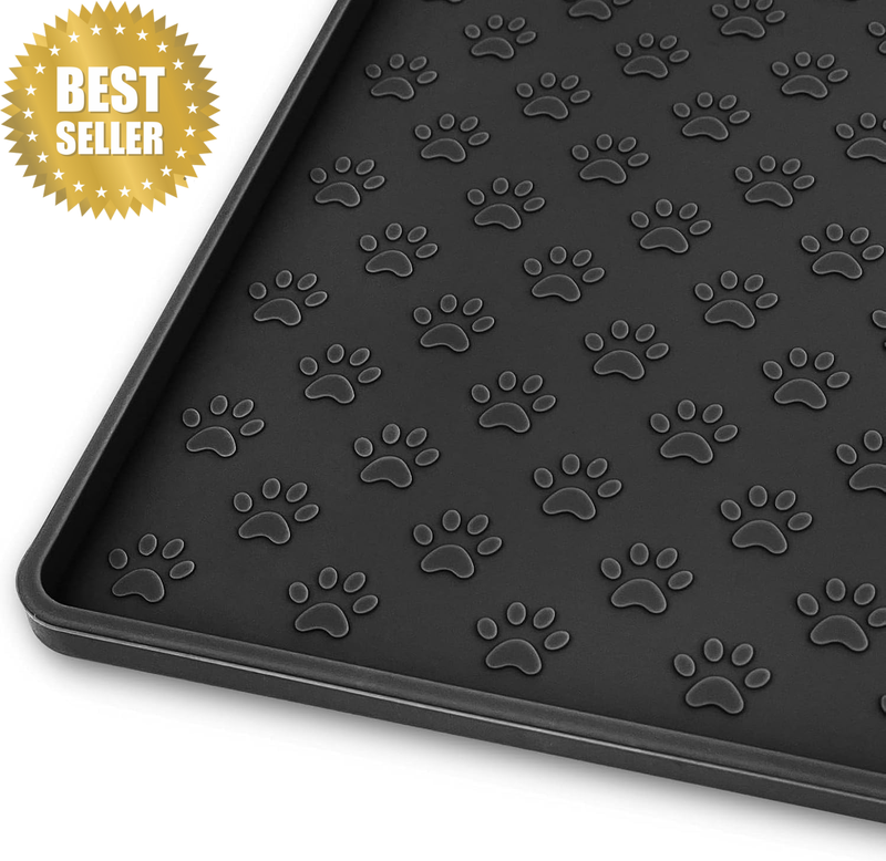 Silicone Pet Placemat for Dog and Cat, Mat for Prevent Food and Water Overflow,