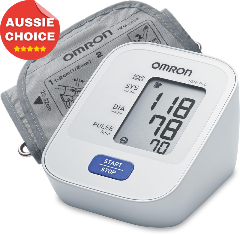 HEM7120 Upper Arm Blood Pressure Monitor Intellisense Easy One-Touch Cuff Guide