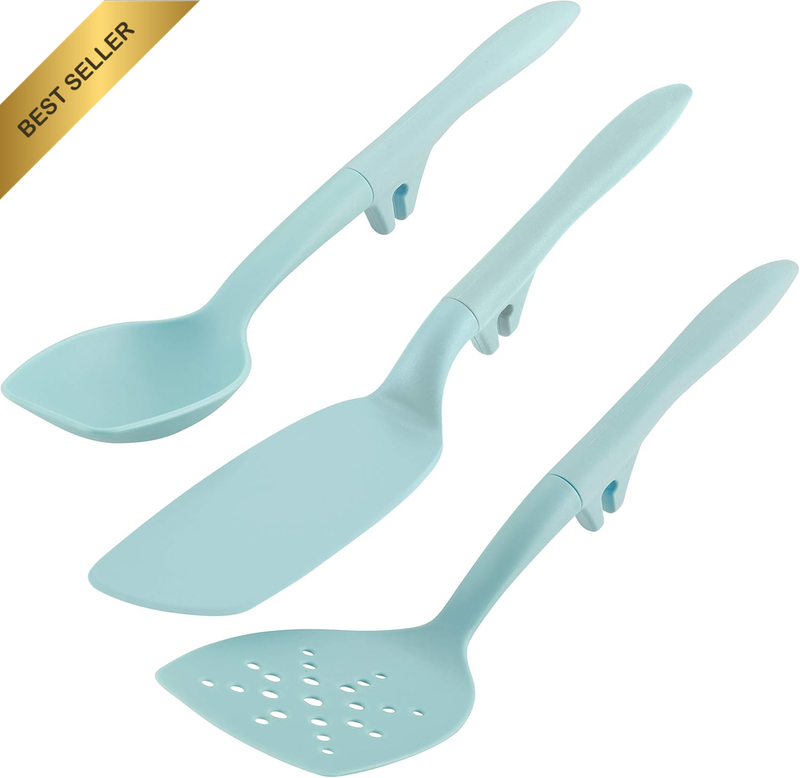 Tools and Gadgets Spoon, Slotted and Solid Turners Set/Cooking Utensils - 3 Piec