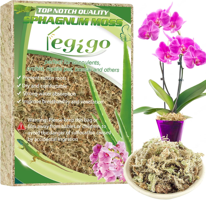 Natural Sphagnum Moss Potting Mix- Carnivorous Plant Moss Dried for Sarr
