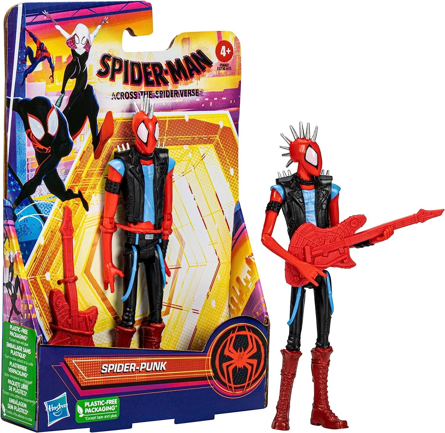 Купить Spider-Man: across the Spider-Verse Spider-Punk Toy, 6-Inch ...