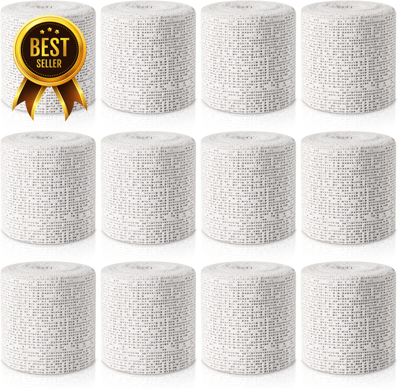 2-Inch x 207-Ft White Plaster Cloth Gauze Bandage Craft Roll