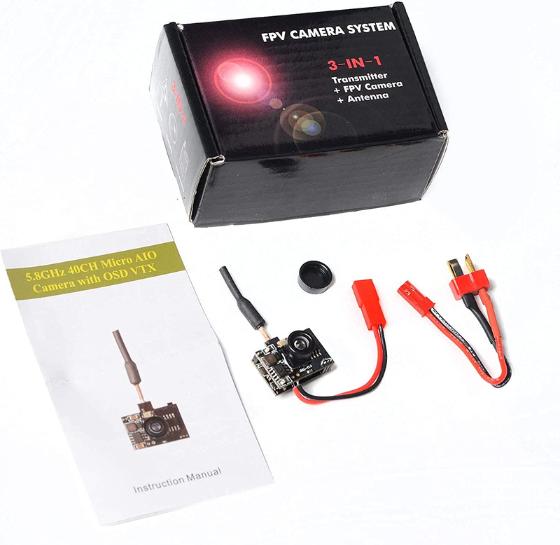 Piggyback Micro AIO FPV Camera 5.8G 40CH VTX Support OSD Smartaudio 400Mw