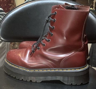 dr martens jadon red leather