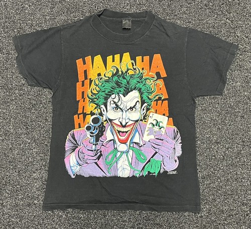 Vintage The Joker T Shirt Size Small 1989 DC Comics Batman