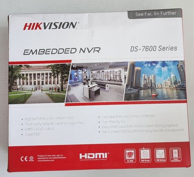 HIKVISION DS-7600 SERIES EMBEDDED NVR - HD NETWORK DIGITAL VIDEO RECORDER HDMI