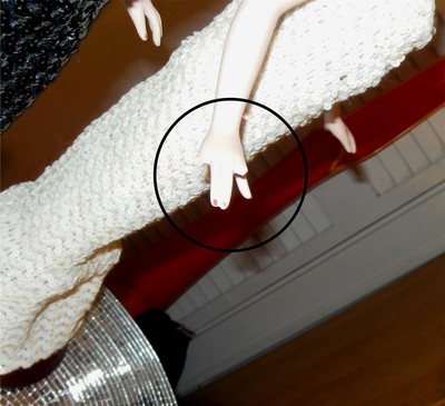 MARILYN MONROE By World Doll Set Of 2 Porcelain Dolls Black & White Sequin Dress