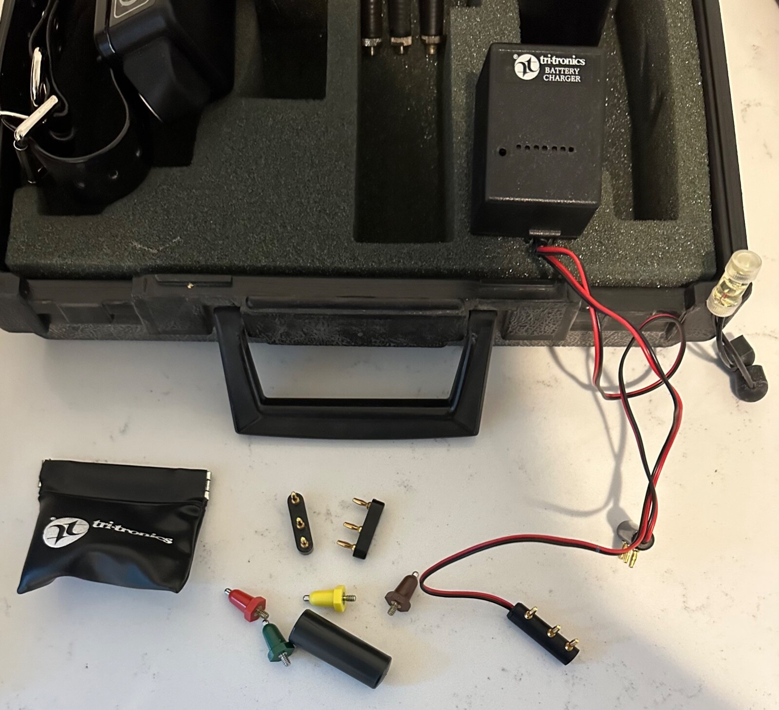 Vintage Tri-Tronics Dog E Training Collar System NEEDS BATTERIES