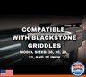TYH Supplies 20 Pack Drip Pan Liners for Blackstone Griddle | Compatible with Blackstone 36, 30, 28, 22, 17 Inch BBQ Griddle | Disposable Aluminum Grease Cup Liners | 8 x 3.7 x 3 Inch