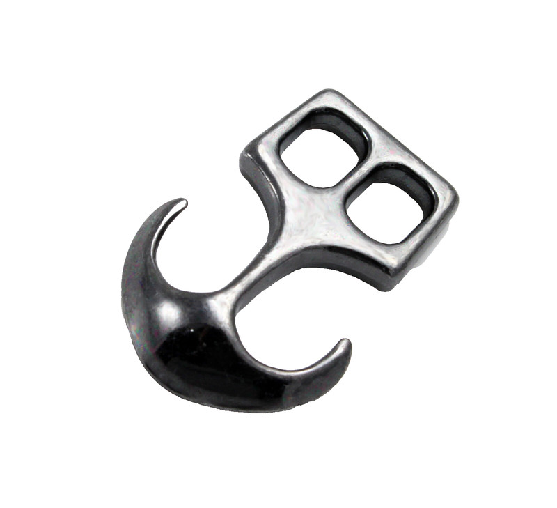 2x Ankerverschluss Schwarz 26 X 18 Mm Id5  Paracord Armband Segeltau