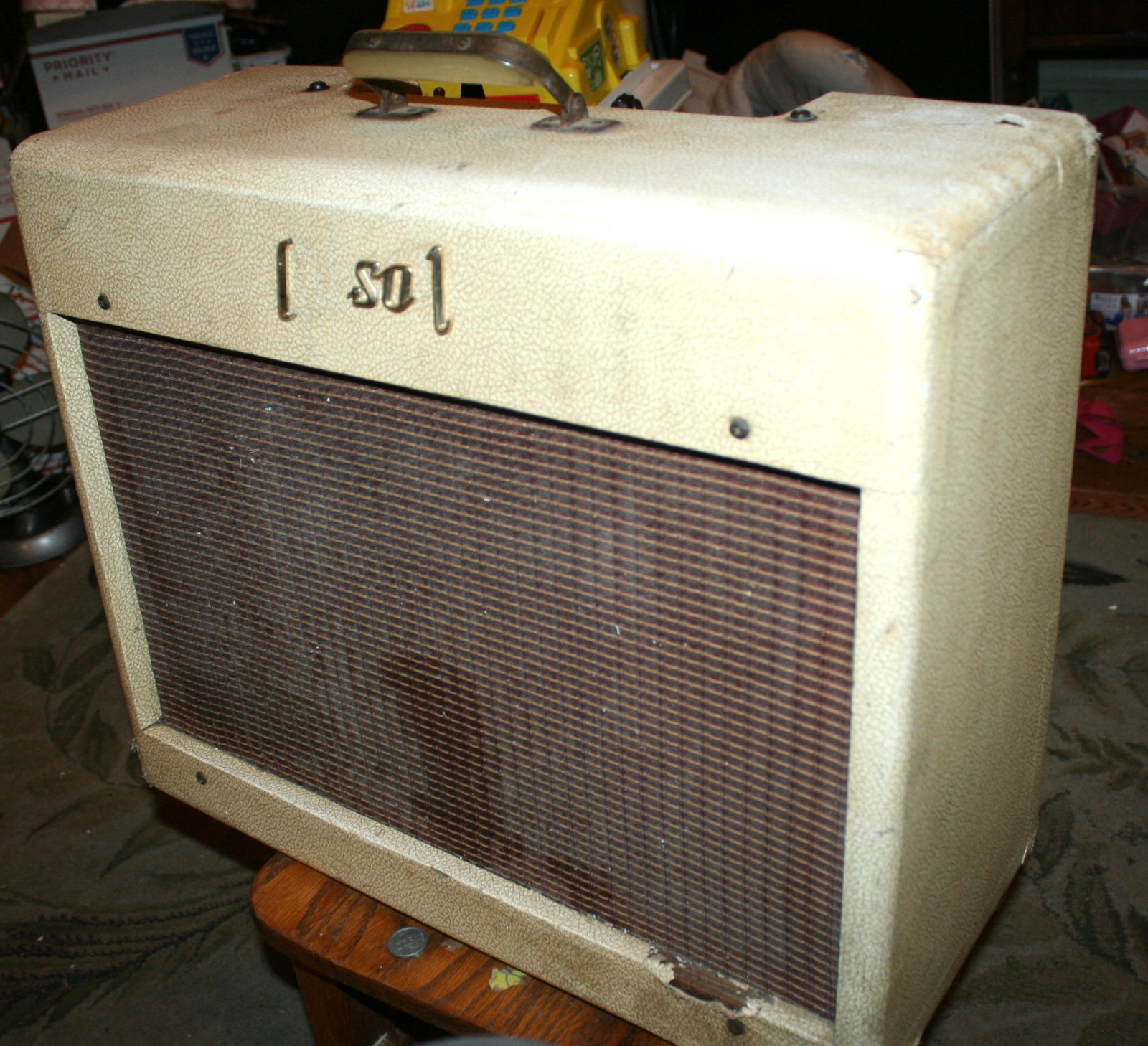 1958 Vintage Gibson Gibsonette Tube Guitar Amp Amplifier GA-8 Honest Original
