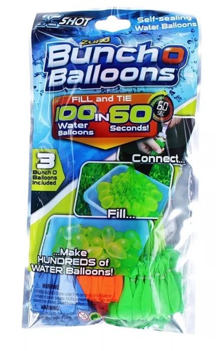ZURU Bunch O Balloons BLUE/GREEN/ORANGE -300 Water Balloons Lot of 3