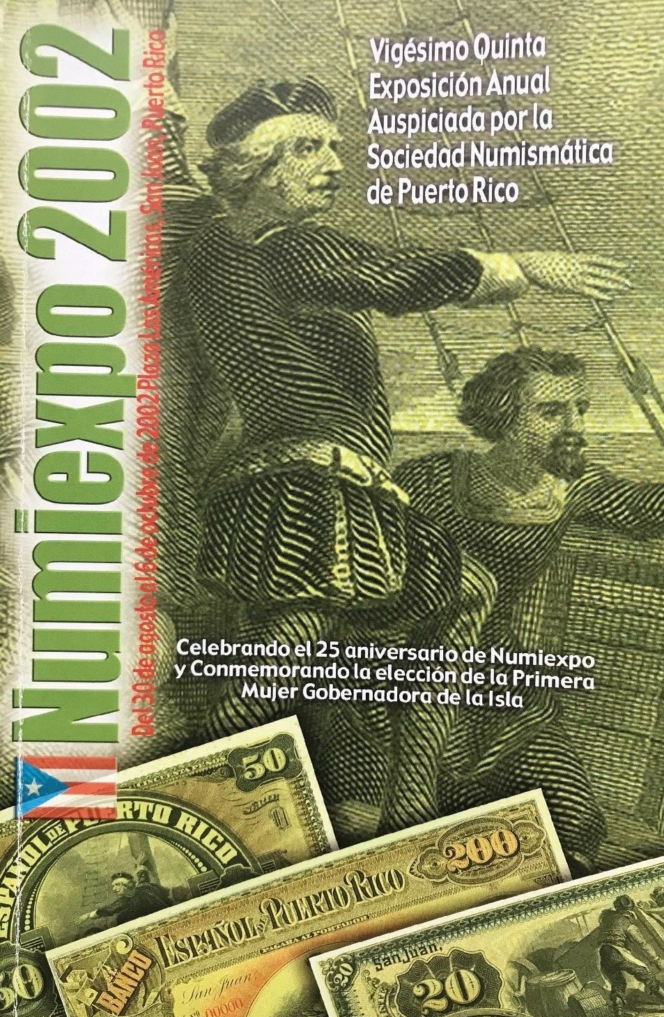 Puerto Rico 2002 Medalla SNPR Gobernadora Sila Calderon, oro 