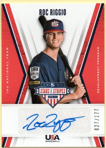 2019 Panini USA Baseball Stars & Stripes - Roc Riggio #16U-RR