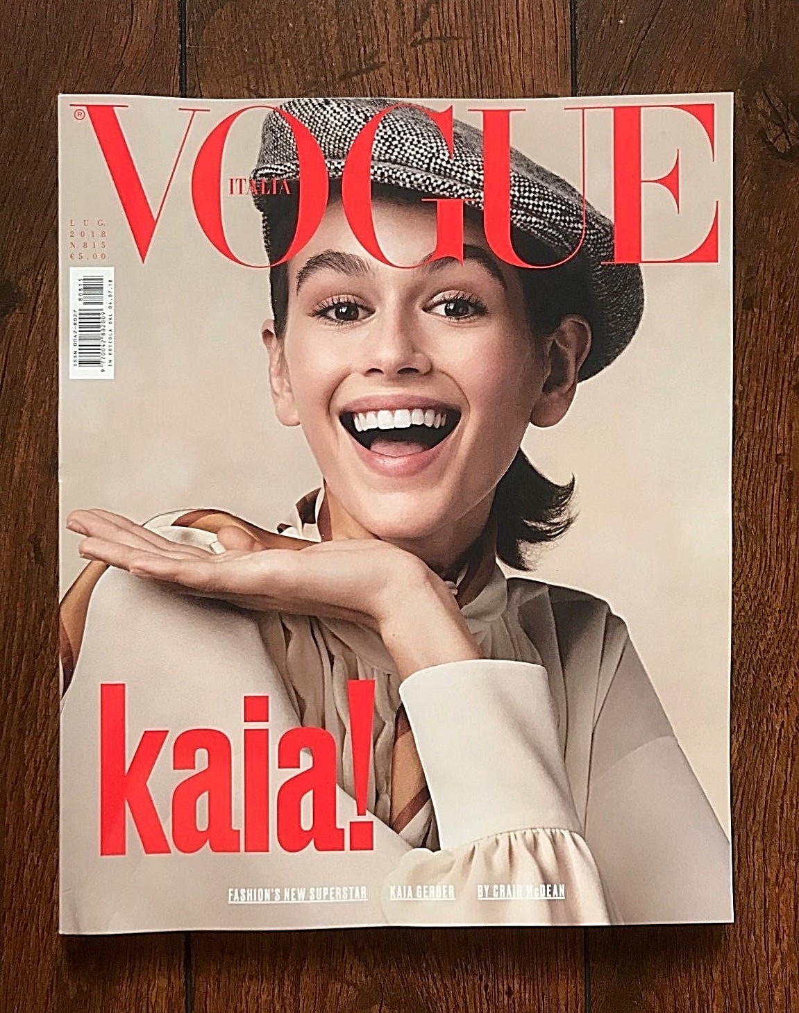 女性情報誌 Vogue Italia July 2018 Kaia  New VOGUE ITALIA Italy Italian Magazine July 2018 Kaia