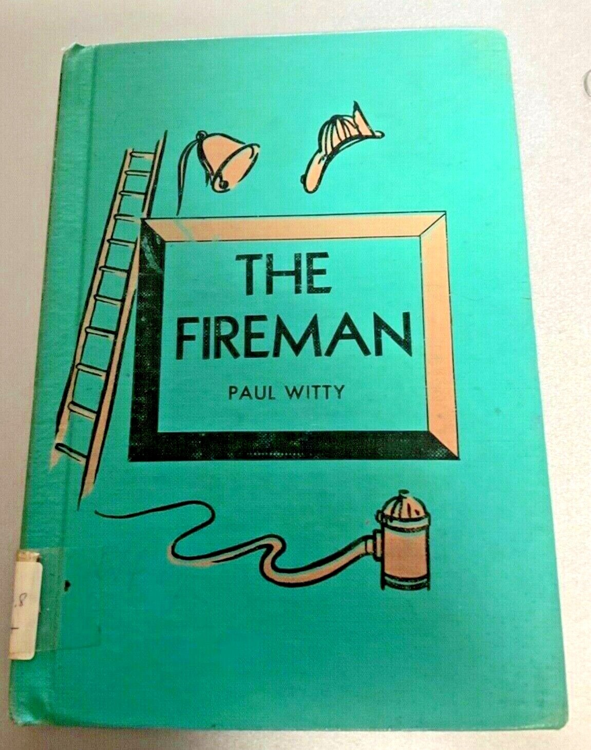The Fireman Paul Witty 1950 Encyclopedia Britannica Illus. Black