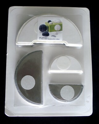 IKEA VISIONAR INTER SYSTEMS GIFT WRAP DECORATION SET OF 8 GRAY / WHITE NEW IN PA