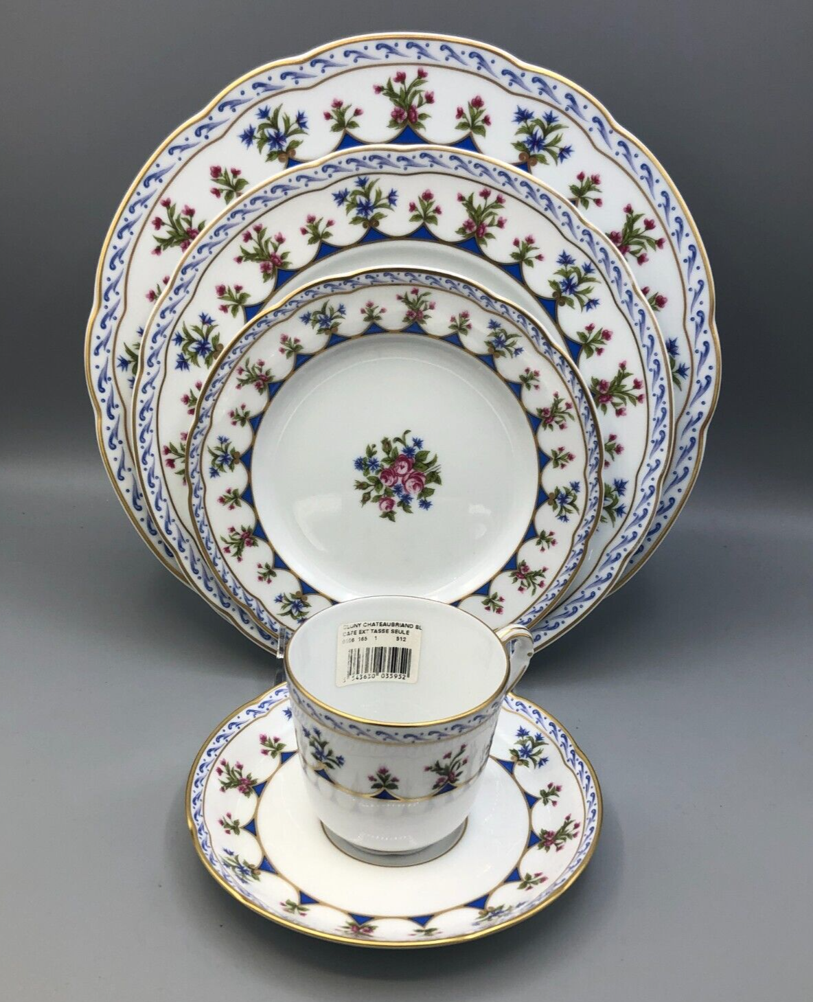 ⭐️フランス製 ⭐️Bernardaud Chateaubriand 皿 2枚セット Chateaubriand by Bernardaud Fine China Brand New 5 piece