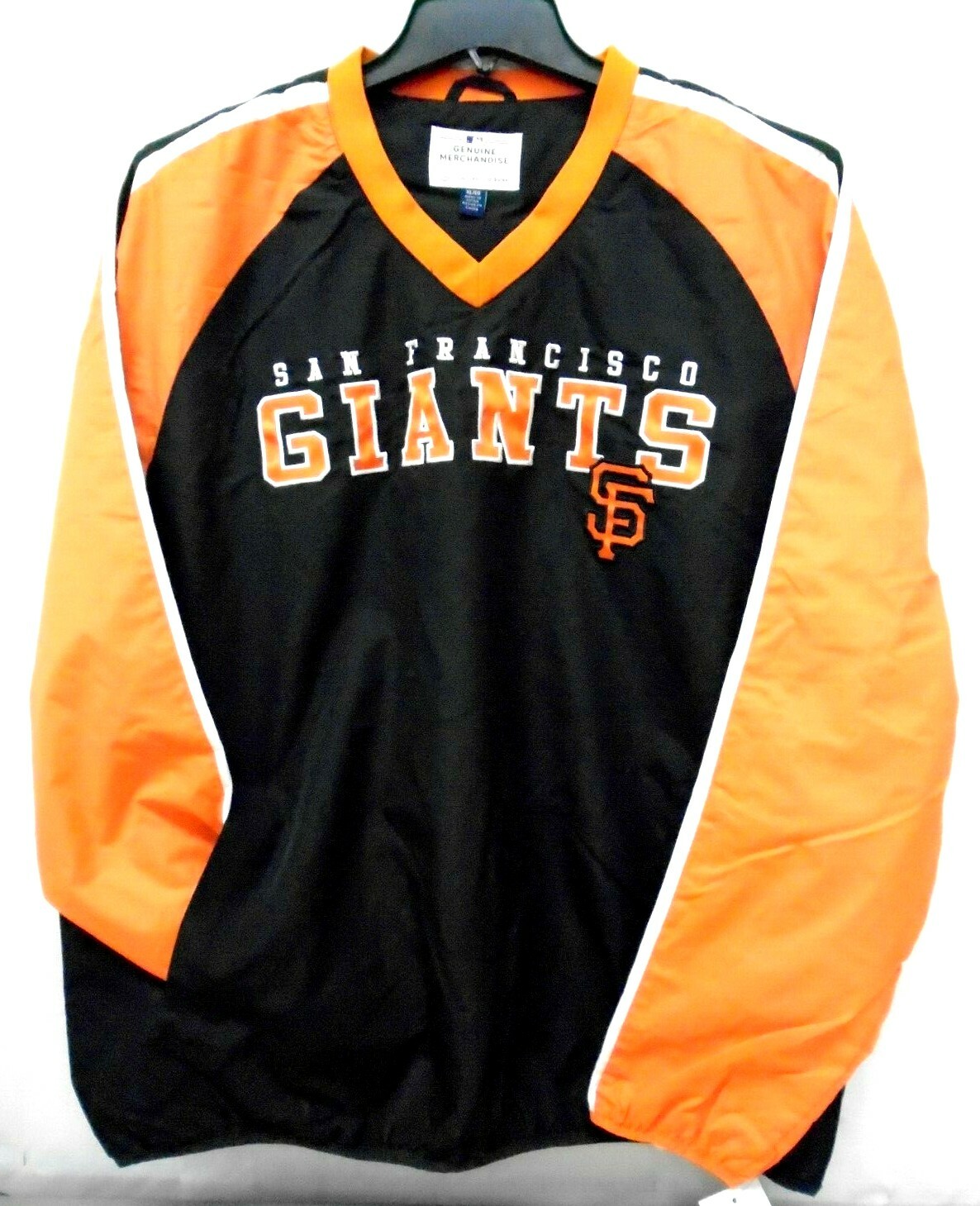 Men's San Francisco Giants Kickoff V-Neck Pullover Jacket