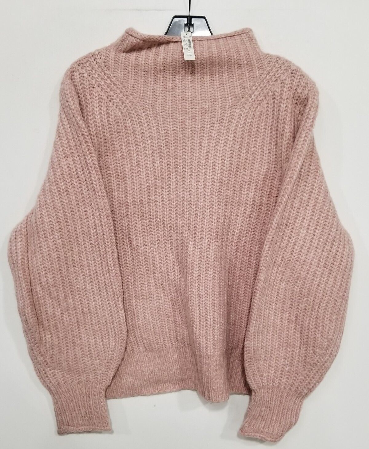 メイドウェル Madewell Loretto モックkneck Pullover Sweater レディース Sweaters Heather Bl Madewell Loretto Mockneck Pullover Sweater Sz XL - Heather