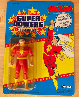 MOC Kenner DC SUPER POWERS SHAZAM! RARE VINTAGE 1985 - SEALED & UNPUNCHED NICE