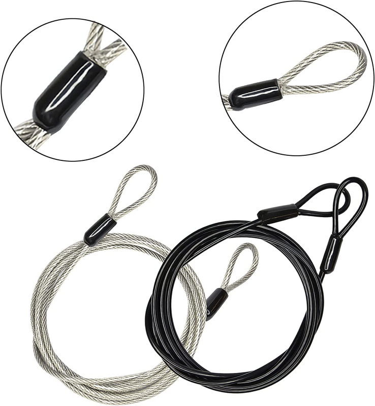 Candado De Cable De Seguridad Para Viajes Al Aire Libre De 100 Cm 3.3 Pies Cable