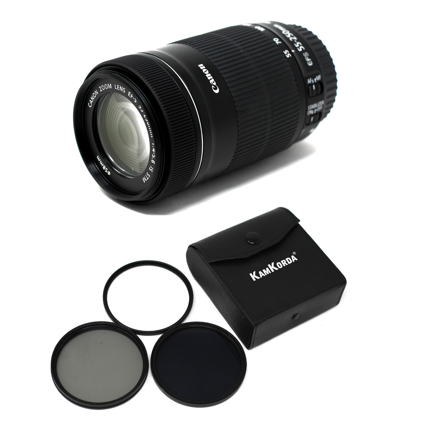 Canon Ef S 55 250mm F 4 5 6 Is Stm Filter Kit 58mm Uk Next Day Del Ebay