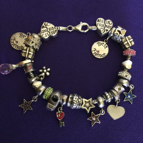 アクセサリー silver925 2skull charm bracelet Amazon.com: 925 Sterling Silver Charm Bracelet: Clothing