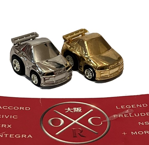 Rare Nissan Skyline GT-R R34 Gold & Chrome Set Choro Q