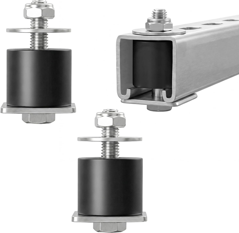 Unistrut Trolley Limit, TOP to Bottom Security Block (2 Pack)