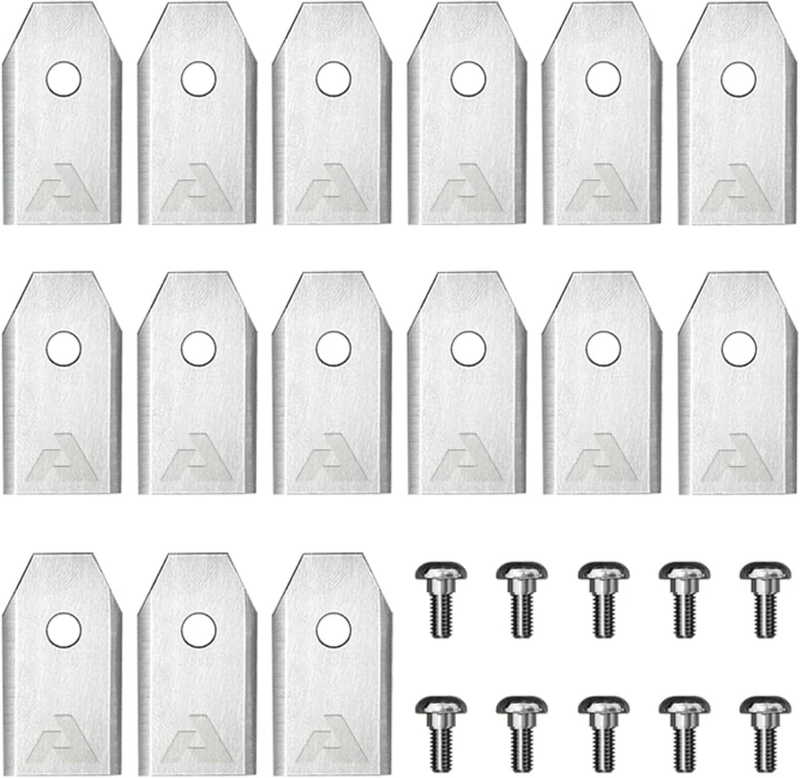 Robot Lawn Mower Blades Set 15 Pcs for Genie Pion Serie Mower Garden Outdoor