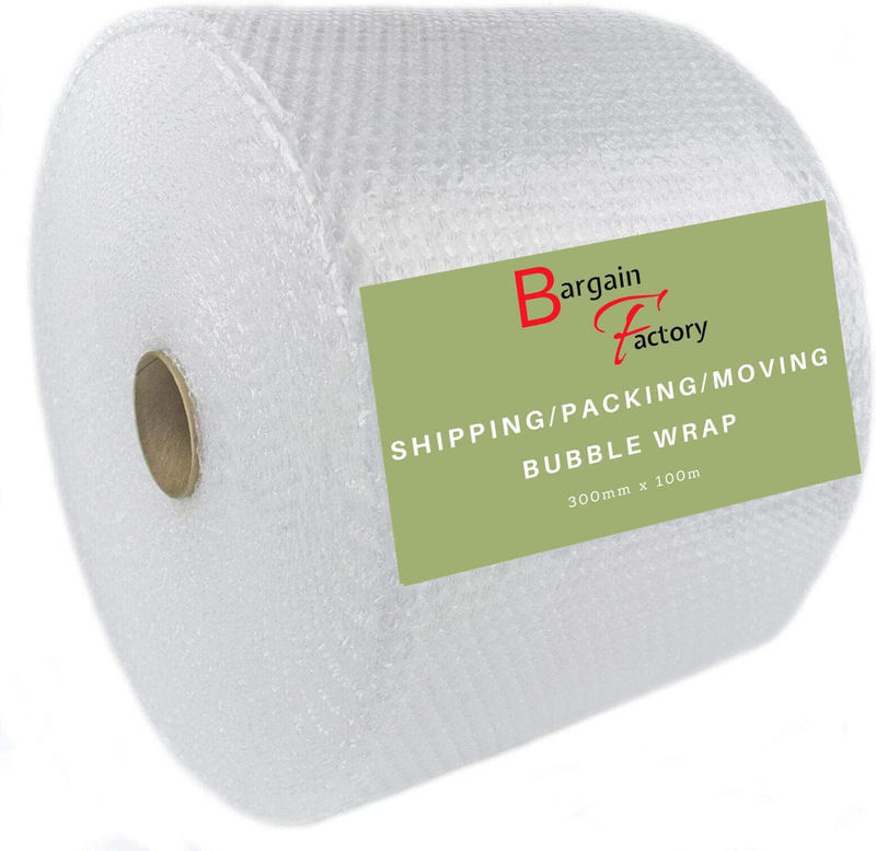 Extra Large 300Mm X 100M Roll of Quality Bubble Cushioning Wrap Roll - Strong, A